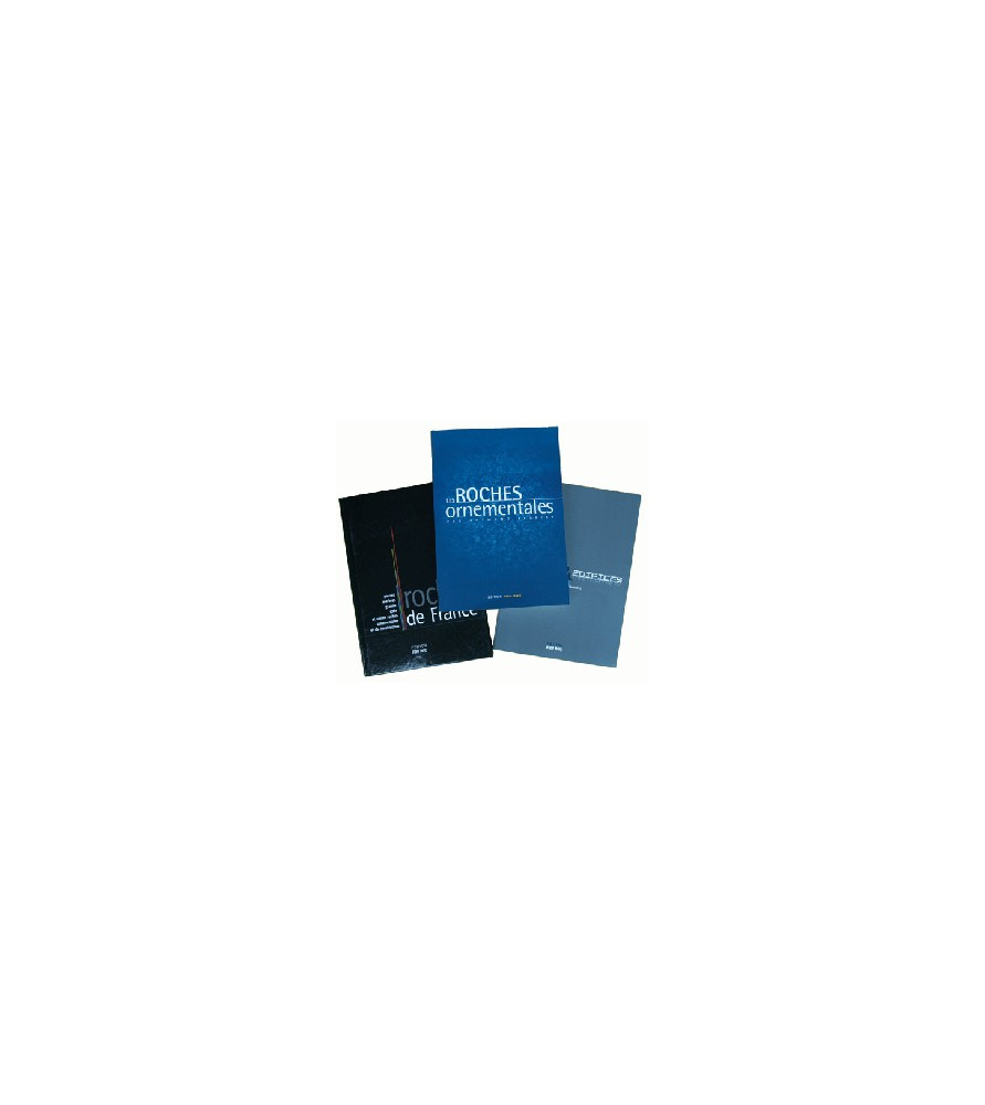 PACK 3 OUVRAGES Frais de Port et CD Rom Roches de France OFFERTS